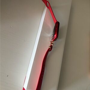 Red Apple Watch S6 44 mm  with Gold Accents